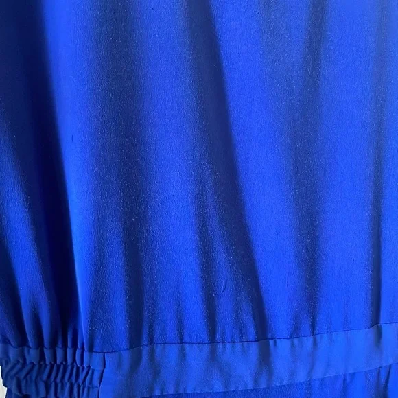 Royal cobalt blue dress plus pockets - Picture 2 of 7